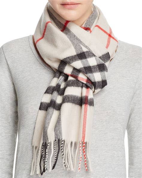 burberry cream cashmere womans scarf|burberry cashmere scarf sale.